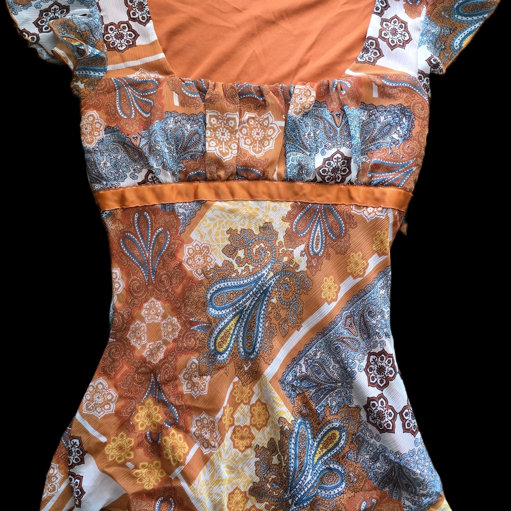 Paisley Print Women's Top
